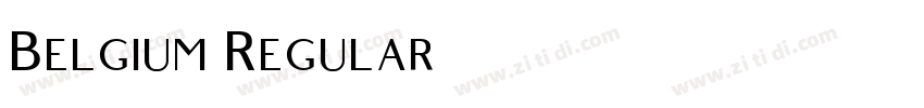 Belgium Regular字体转换 Belgium Regular字体转换